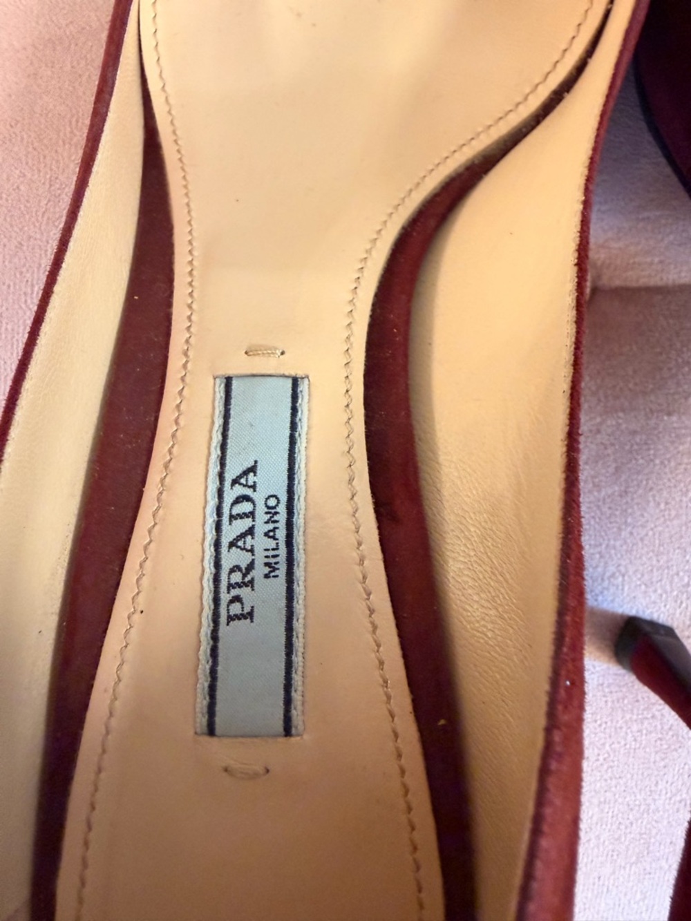 Prada Bow Suede Pointed Toe pumps - Picture 5 of 7